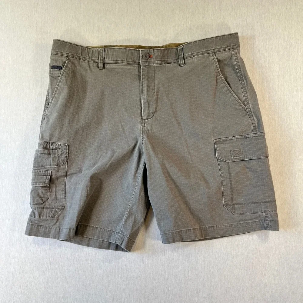 Weatherproof Ripstop Shorts Mens 40 Grey Cargo 9